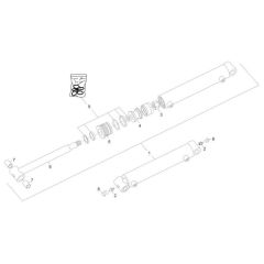 Boom Offset Cylinder Assembly