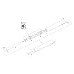 Bucket Tilt Cylinder for Wacker DT10e