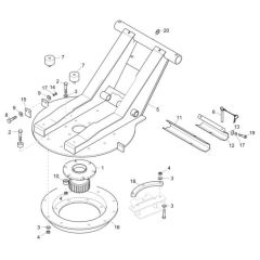 Swing Bracket for Wacker DT12