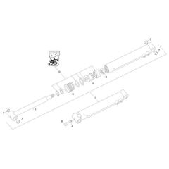 Bucket Tilt Cylinder for DT12