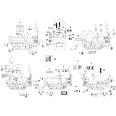 Wacker DT15 Decals
