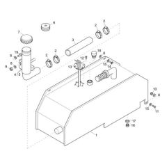 Fuel Tank Assembly for DT15