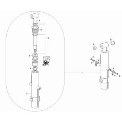 Bucket Tilt Cylinder for DT15