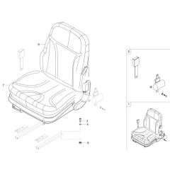 Seat Assembly for Wacker DT23
