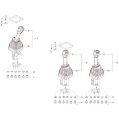Joystick Assembly for Wacker DT25
