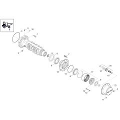 Axle Case & Wheel Hub for DW20-2