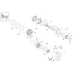 Brake Assembly for DW50 Dumper