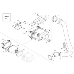 Air Cleaner for Wacker DW60-2