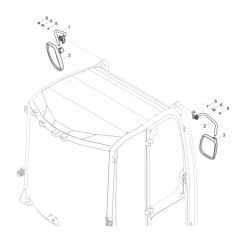 Mirror Assembly for DW60-2