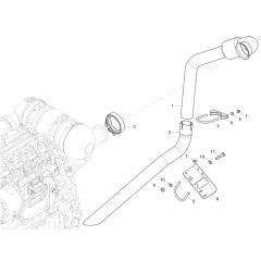 Exhaust Assembly for Wacker DW90-2