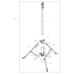Tripod Assembly for Wacker