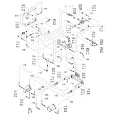 Hydraulic Piping for Wacker RD7