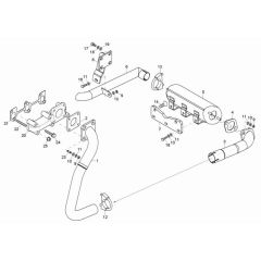 Exhaust Assembly for Wacker TD15-3S