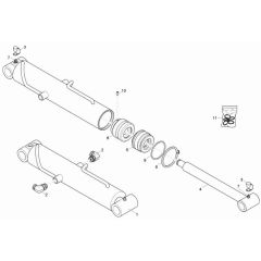Tilt Ram Assembly for Wacker