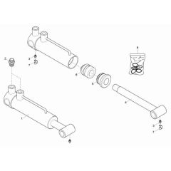Lift Cylinder for Wacker TD15-3S