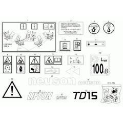 Wacker TD15 Decals