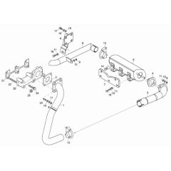 Exhaust Assembly for Wacker TD18