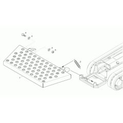 Step Plate Assembly for TD9
