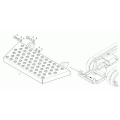 Step Plate for Wacker TD9
