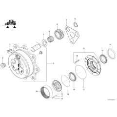Wheel Hub Assembly for TH522