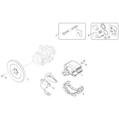 Brake Assembly for Wacker TH522