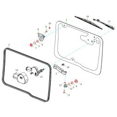 Window Assembly for Wacker TH522