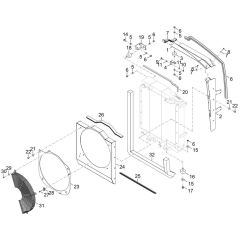 Combi-Cooler for Wacker TH522