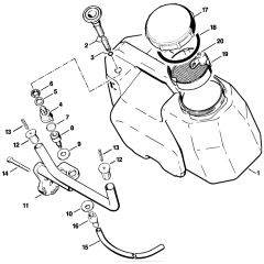 Water Tank Assembly for Stihl