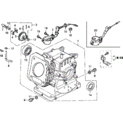Cylinder Block for Honda WB20XT