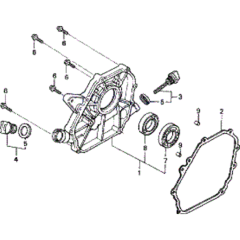 Crankcase Cover for Honda WB20XT