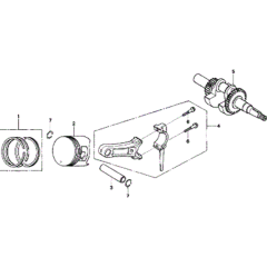 Piston & Rod Assembly for WB20XT