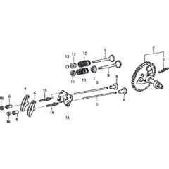 Camshaft & Valves for Honda WB20XT