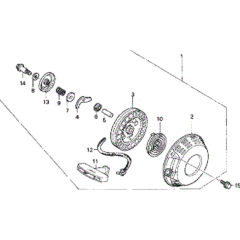 Recoil Starter for Honda WB20XT