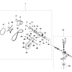 Gear Box Assembly for Husqvarna