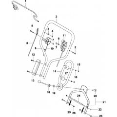 Handle Assembly for Husqvarna