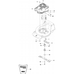 Engine Assembly for Husqvarna WC48
