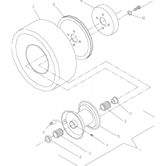 Traction Wheel for Husqvarna WG3213P