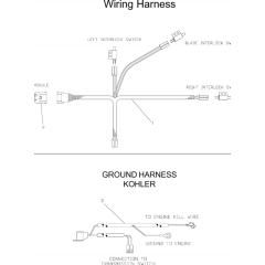 Wiring Harness for Husqvarna WG3213P