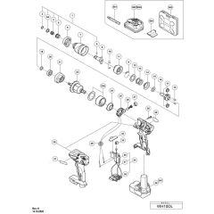 Main Assembly for Hikoki WH10DL