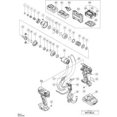 Main Assembly for Hikoki WH18DJL