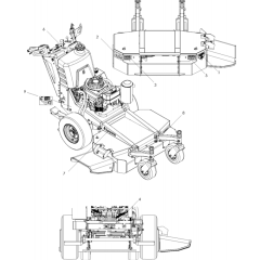 Decal Assembly for Husqvarna WH3615