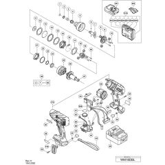 Main Assembly for Hikoki WM18DBL