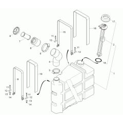 Fuel Tank Assembly for Wacker