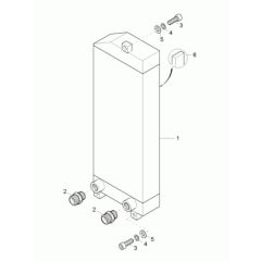 Oil Cooler Assembly for Wacker
