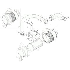 Air Cleaner for Wacker 803