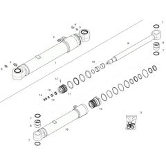 Boom Offset Cylinder Assembly