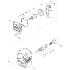 Crankcase Assembly for Wacker