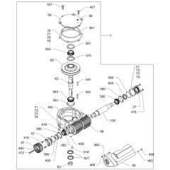 Gearbox Assembly for Wacker