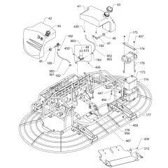 Tank Assembly for Wacker Trowel