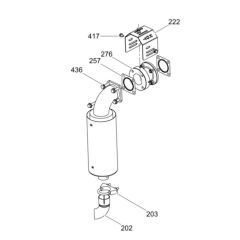 Exhaust Assembly for Wacker